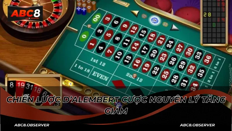 Chiến lược d’Alembert cược nguyên lý tăng giảm