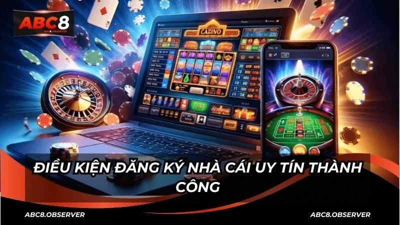 Điều kiện đăng ký nhà cái uy tín thành công
