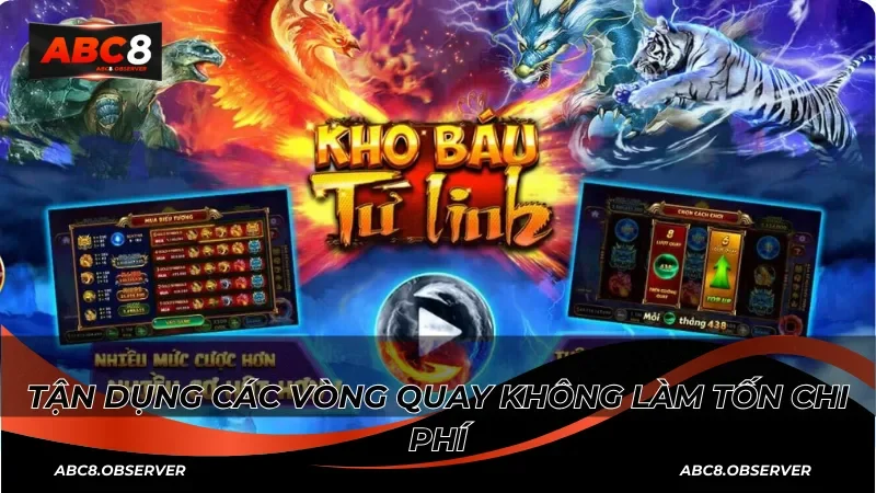 Tận dụng các vòng quay không làm tốn chi phí