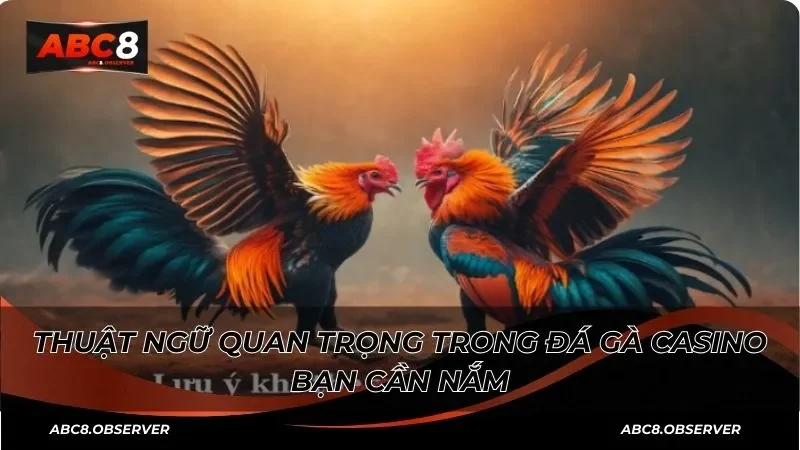 Thuật ngữ quan trọng trong đá gà casino bạn cần nắm